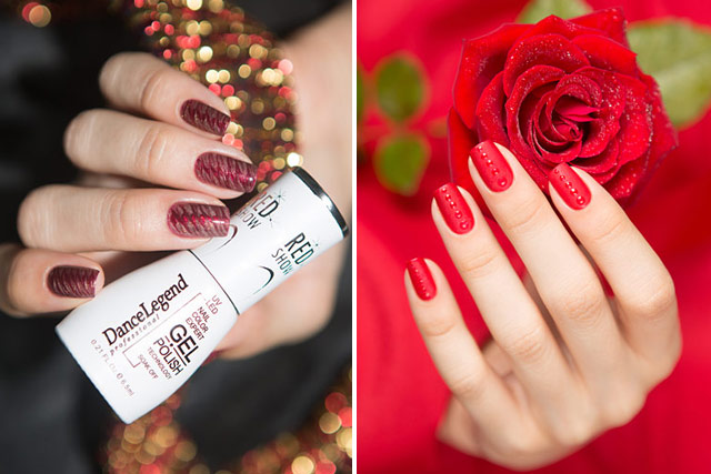 Dance Legend Red Show Gel collection