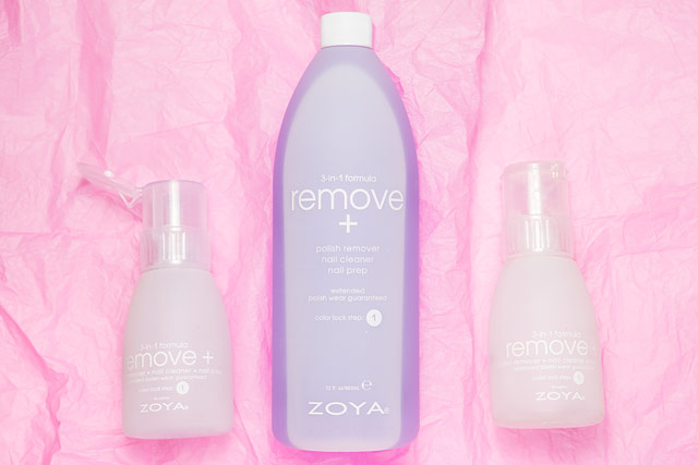  Zoya Remove + nail polish remover