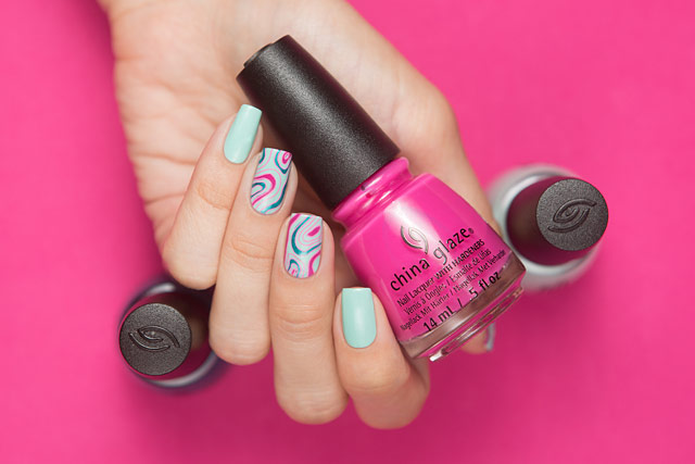 China Glaze Don't Teal My Vibe / Kiss My Sherbet Lips / Too Much Of A Good Fling | Spring Fling collection
