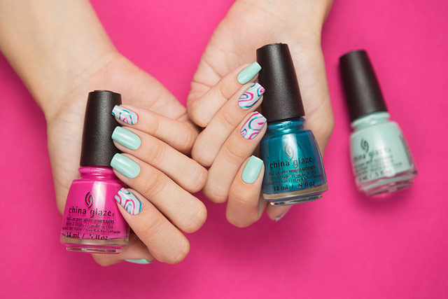 China Glaze Don't Teal My Vibe / Kiss My Sherbet Lips / Too Much Of A Good Fling | Spring Fling collection