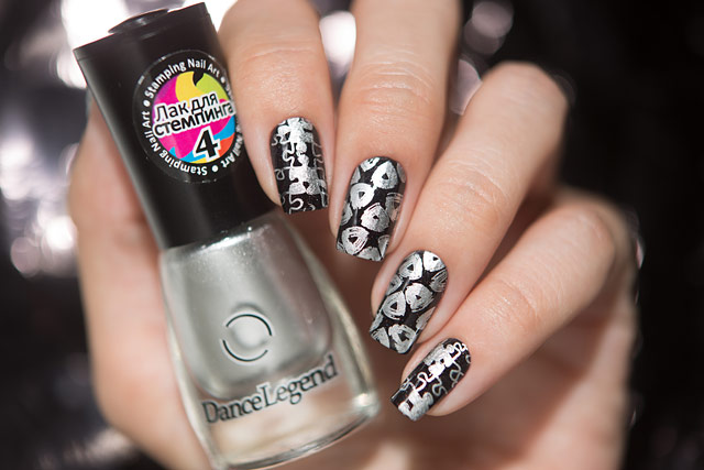 Lesly Plates LS-145 | A-England Nocturne | Dance Legend 4 Silver Stamping collection