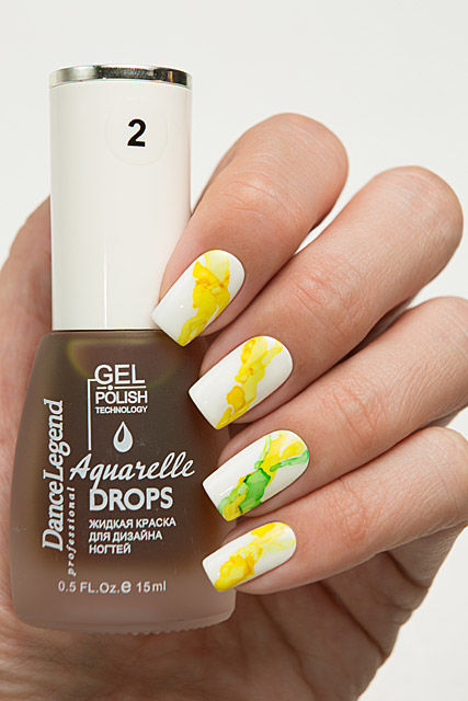 02 Yellow | Dance Legend Gel Polish Aquarelle Drops collection