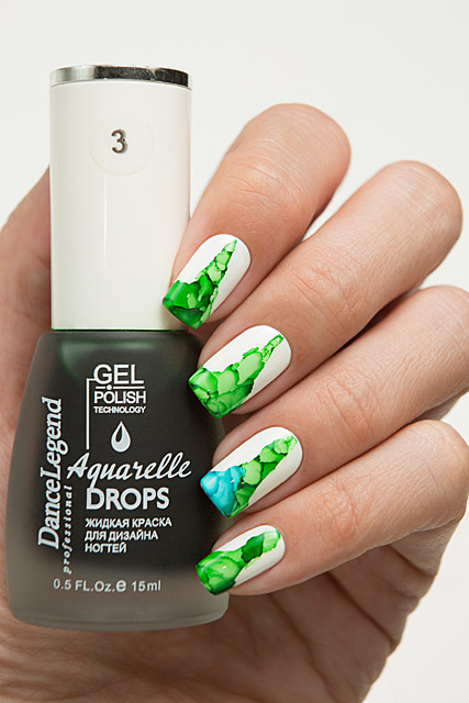 03 Green | Dance Legend Gel Polish Aquarelle Drops collection