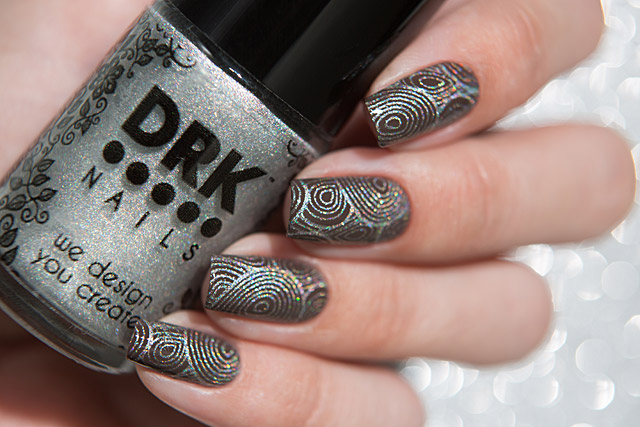 Silver Holo Stamping Polish | DRK Nails