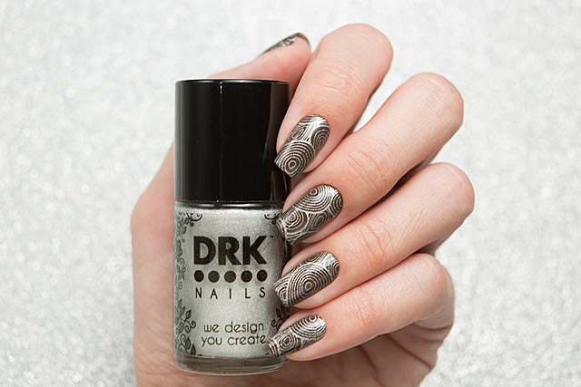 Silver Holo Stamping Polish | DRK Nails