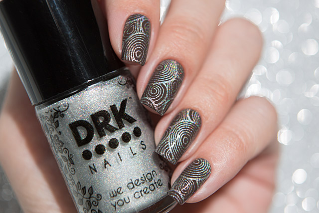 Silver Holo Stamping Polish | DRK Nails