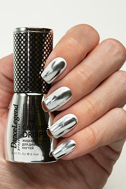 03 Silver | Dance Legend - Gel Polish - Chrome Drops